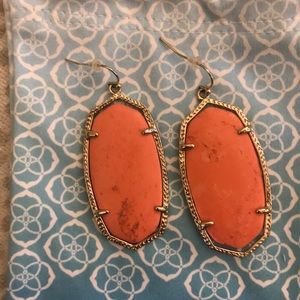Kendra Scott Coral Danielle Earrings